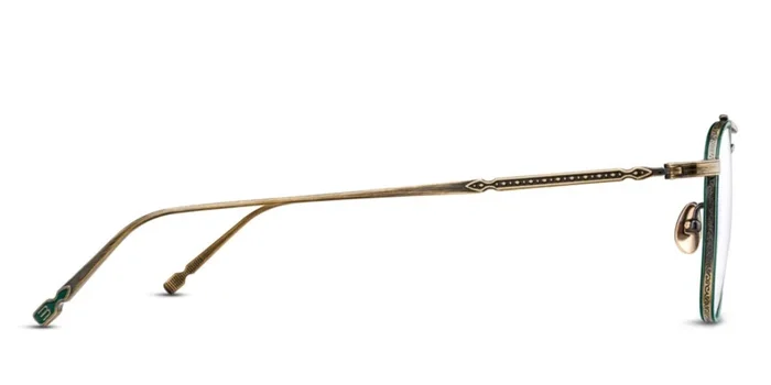 Alternative view of M3149 Antique Gold - Bottle Green