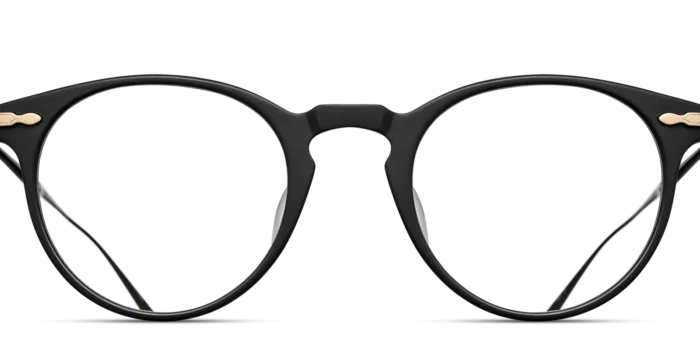 Matsuda M2056 Matte Black Brushed Gold 47-22-145