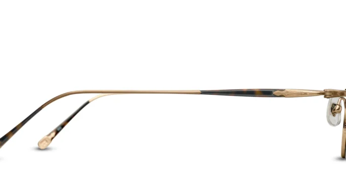 Alternative view of Matsuda 10189H-I Brushed Gold Demi 45-21-145